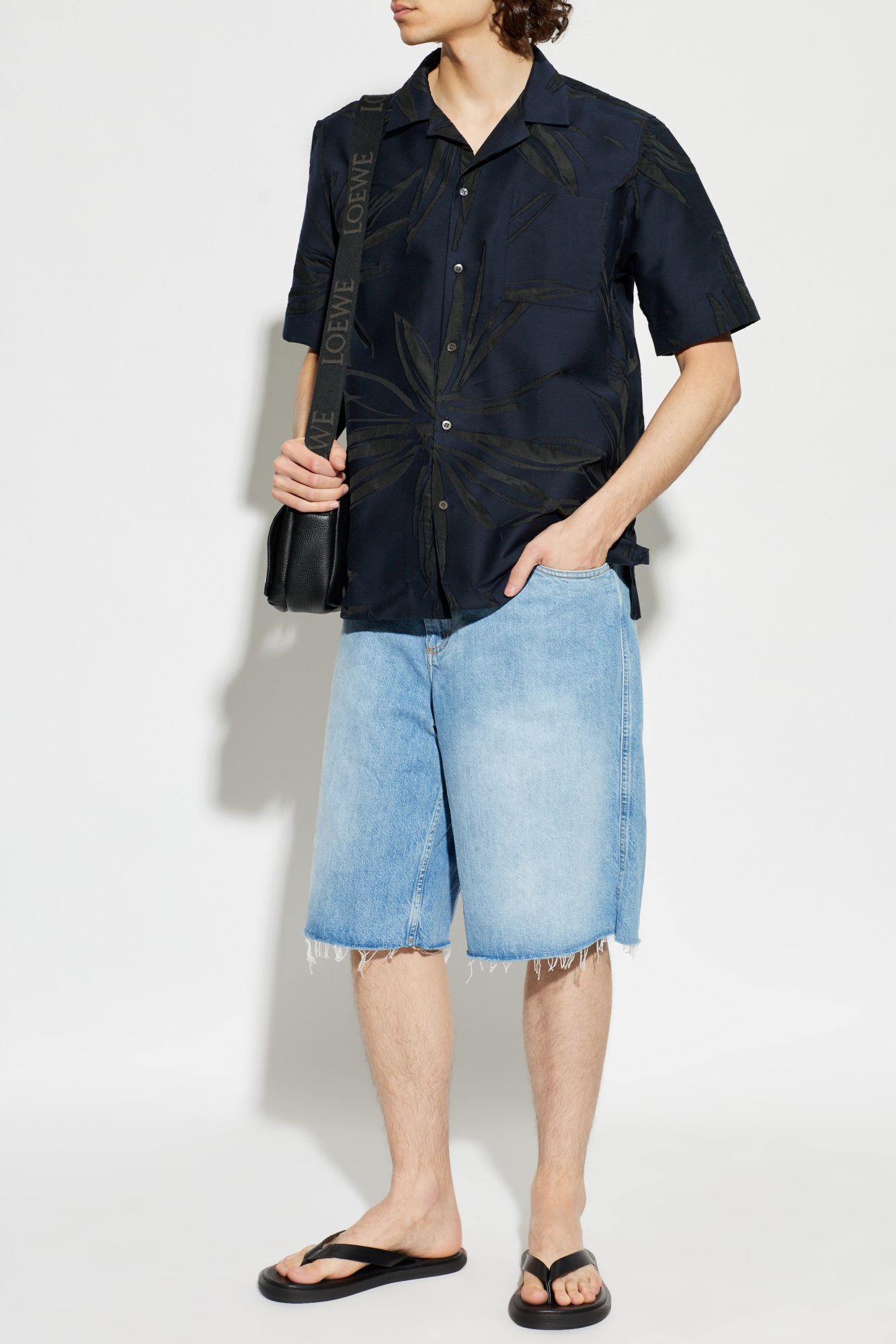 Син Denim shorts with a vintage effect Dolce & Gabbana - Vitkac